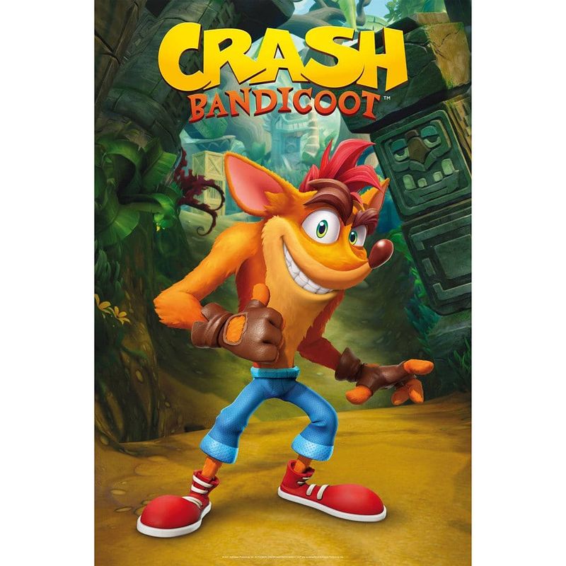 Foto van Abystyle crash bandicoot classic crash poster 61x91,5cm