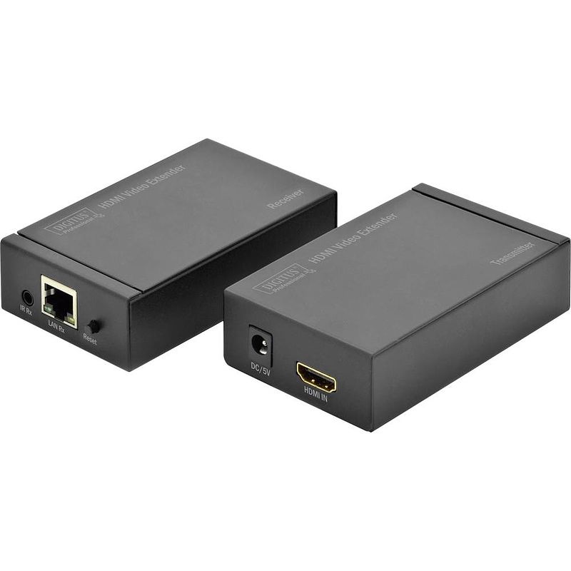 Foto van Digitus ds-55120 hdmi extender (verlenging) via netwerkkabel rj45 120 m