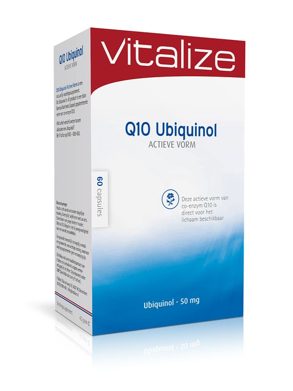 Foto van Vitalize q10 ubiquinol actieve vorm capsules