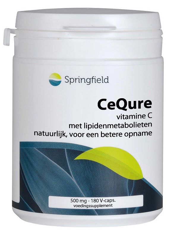 Foto van Springfield cequre vitamine c capsules 180st