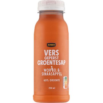 Foto van Jumbo vers groentesap wortel & sinaasappel 250ml