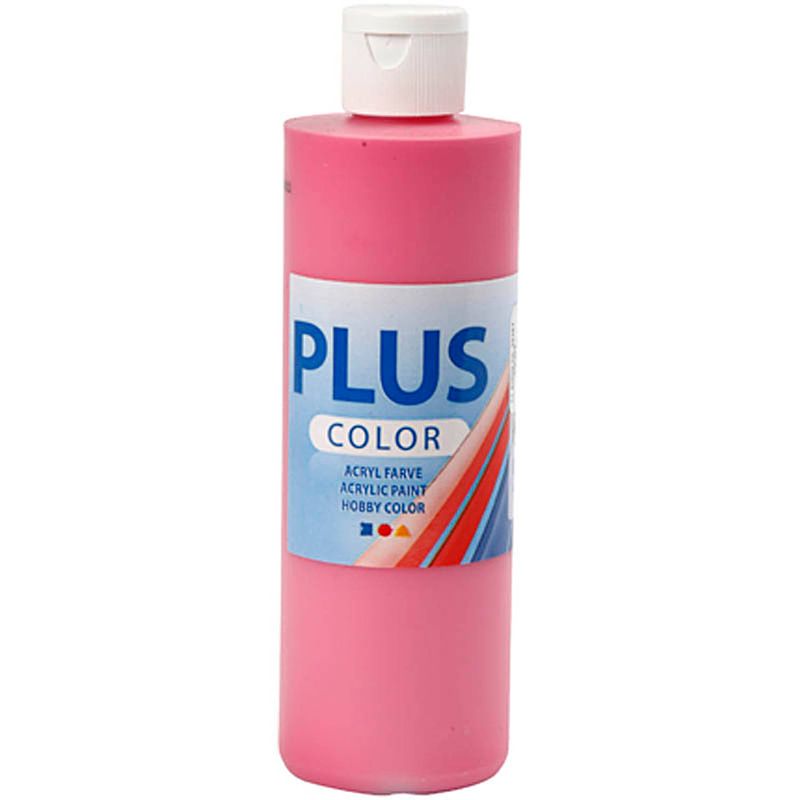 Foto van Packlinq plus color acrylverf. fuchsia. 250 ml/ 1 fles