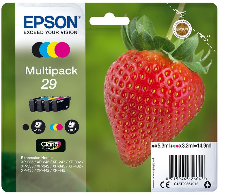 Foto van Epson 29 multipack - aardbei inkt