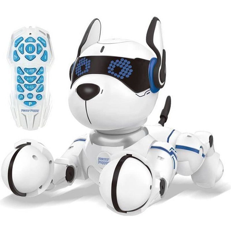 Foto van Lexibook power puppy - mijn intelligente programmeerbare en tactiele robothond met afstandsbediening - lexibook