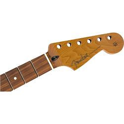 Foto van Fender roasted maple stratocaster neck pao ferro pau ferro toets