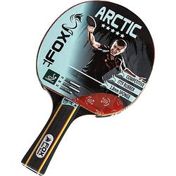 Foto van Fox tt tafeltennisbat arctic 5 star 26 cm hout/rubber zwart/rood