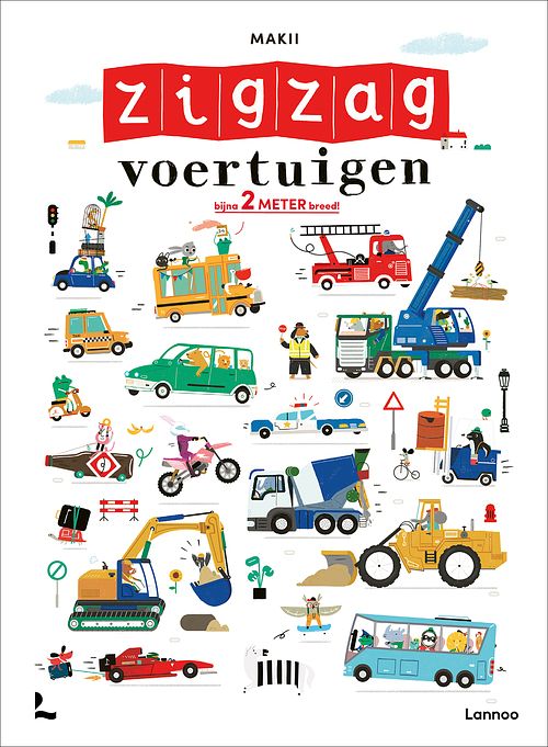 Foto van Zigzag - voertuigen - makii - paperback (9789401484350)