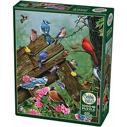 Foto van Cobble hill legpuzzel birds of the forest 1000 stukjes