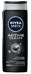 Foto van Nivea men active clean shower gel