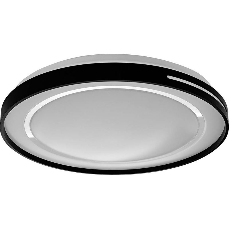 Foto van Ledvance decorative ceiling with wifi technology 4058075573536 led-plafondlamp voor badkamer energielabel: e (a - g) 30 w warmwit zwart