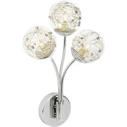 Foto van Brilliant joya 00293/15 wandlamp g9 99 w halogeen chroom