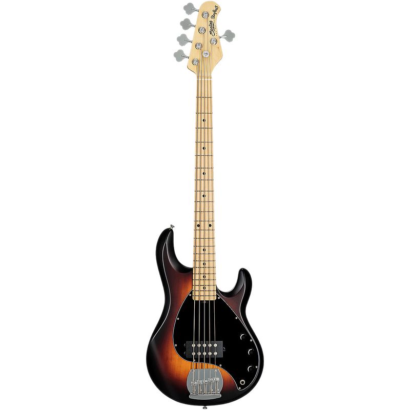 Foto van Sterling by music man stingray ray5 vintage sunburst basgitaar