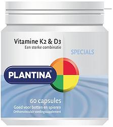Foto van Plantina specials vitamine k2 & d3 capsules