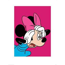 Foto van Pyramid minnie mouse shocked kunstdruk 60x80cm