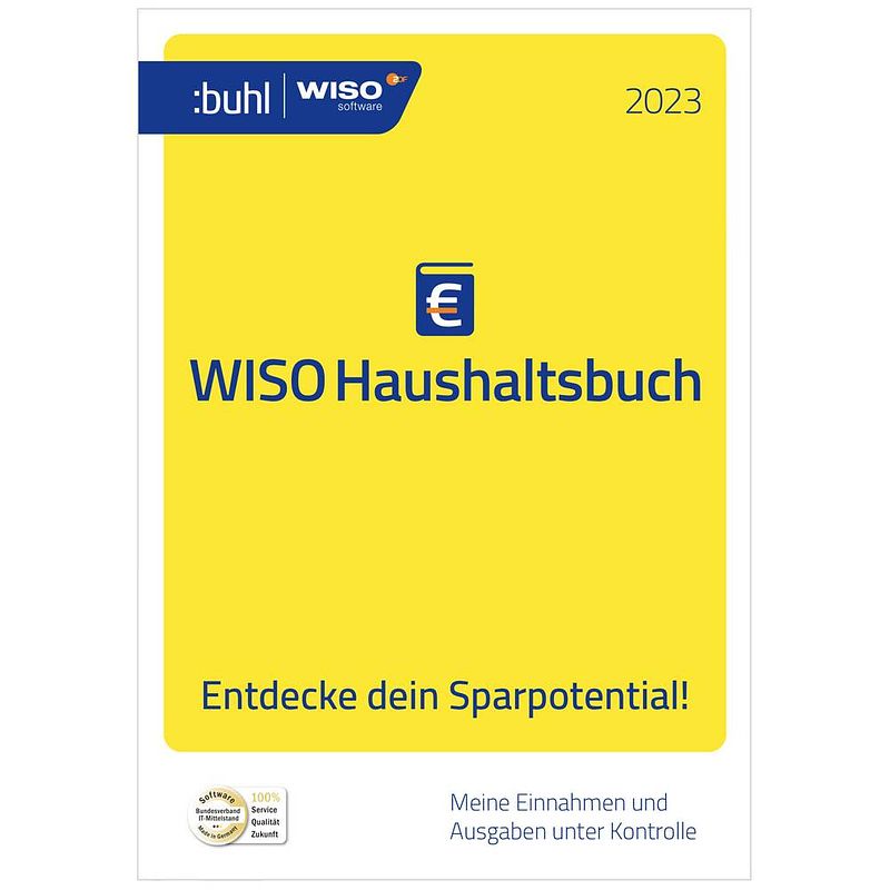 Foto van Wiso haushaltsbuch 2023 volledige versie, 1 licentie windows financiële software