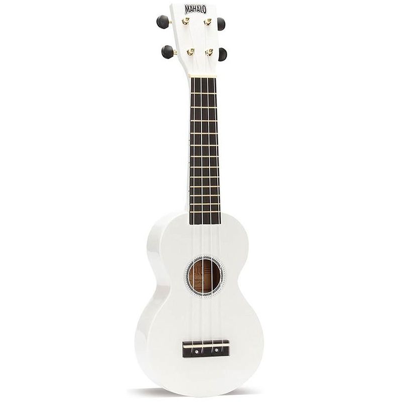 Foto van Mahalo mr1/wt rainbow series sopraan ukelele wit