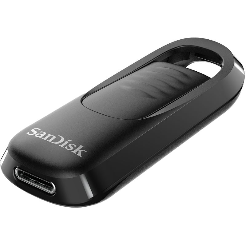 Foto van Sandisk ultra slider usb-c 3.2 stick gen 1 256 gb