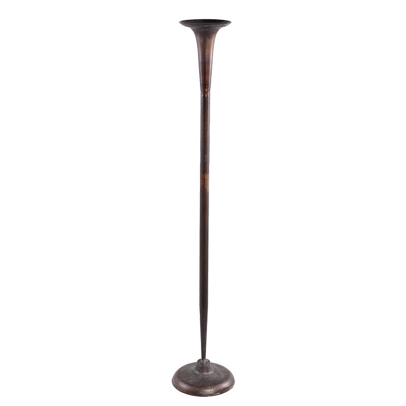 Foto van Ptmd ester copper metal candleholder straight rnd highl