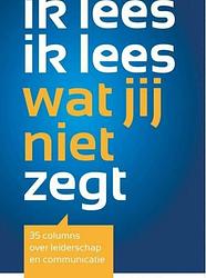 Foto van Ik lees ik lees wat jij niet zegt - ron a.f. jacobs - ebook (9789402128222)