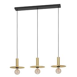 Foto van Eglo escandell hanglamp - e27 - 95 cm - goud - staal