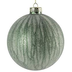 Foto van Non-branded kerstbal milly 10 cm glas groen