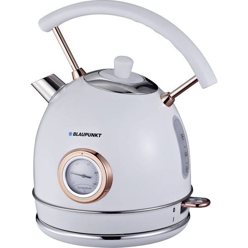 Foto van Blaupunkt eks802wh-inox waterkoker snoerloos, oververhittingsbeveiliging, bpa-vrij wit