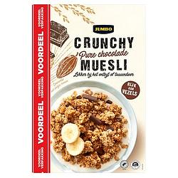 Foto van Jumbo crunchy muesli chocolade voordeelverpakking 900g