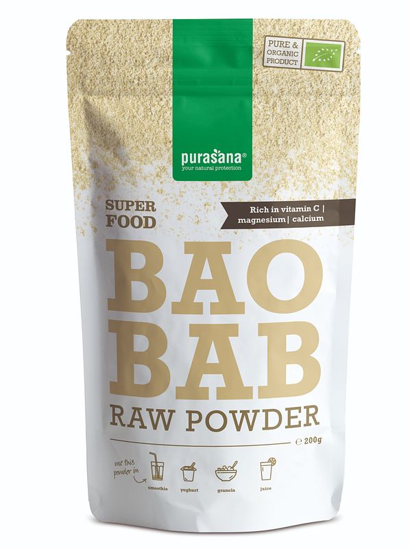 Foto van Purasana baobab raw powder