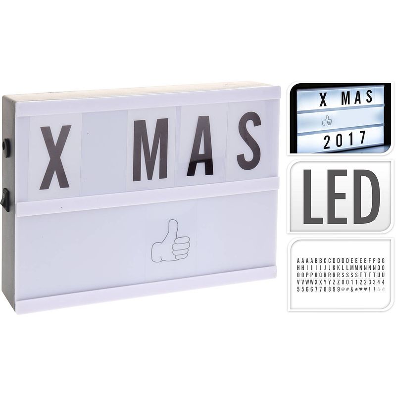 Foto van 2 stuks licht box led 21x5x16cm met 10