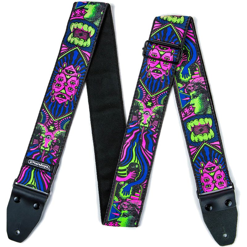 Foto van Dunlop ilovedust jacquard strap ild05 fangs