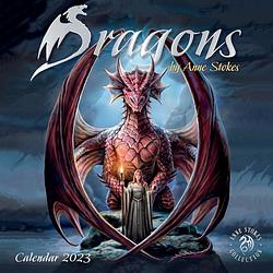 Foto van Anne stokes kalender 2023 dragons