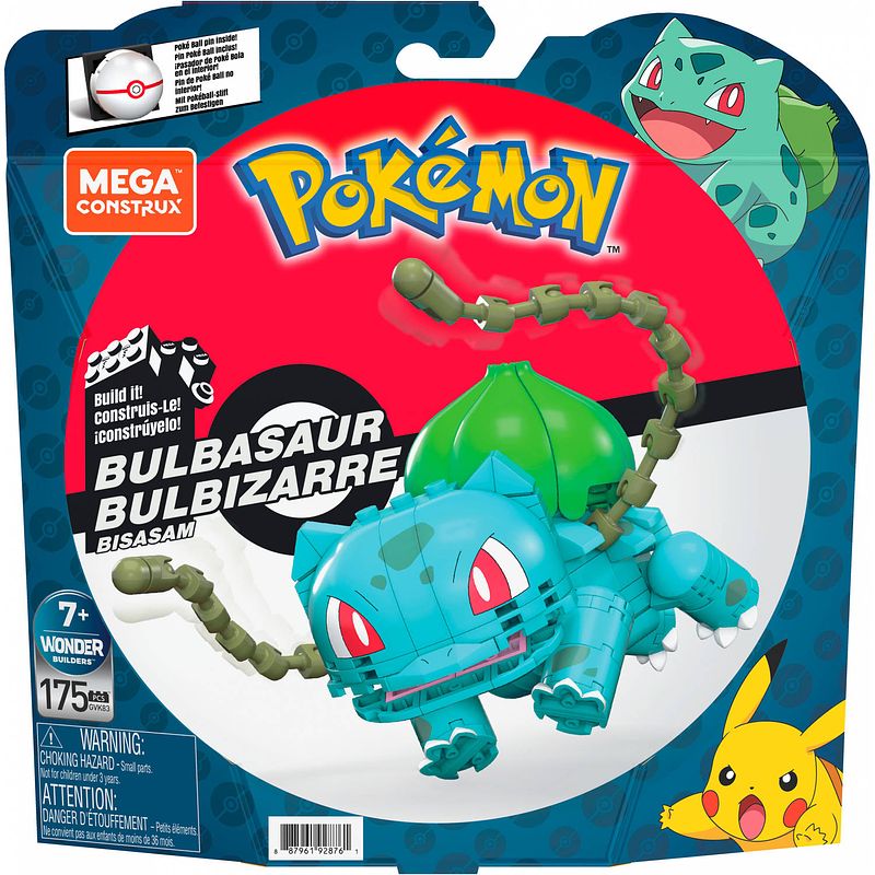 Foto van Mega construx constructiespeelgoed bulbasaur junior 175-delig