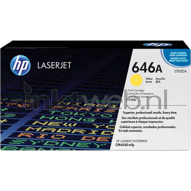 Foto van Hp 646a geel toner