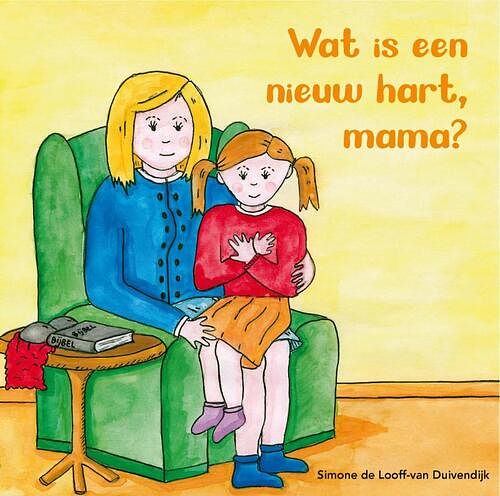 Foto van Wat is een nieuw hart, mama? - simone de looff-van duivendijk - hardcover (9789087189617)