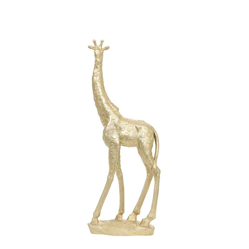 Foto van Light&living ornament 21x15x55 cm giraffe licht goud