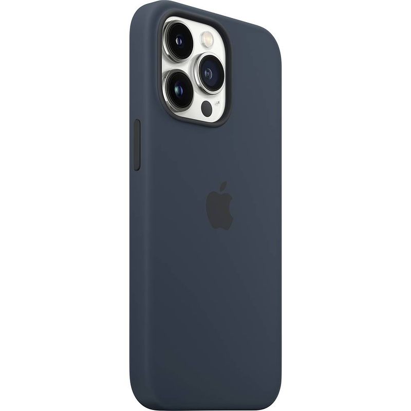 Foto van Apple siliconen hoesje voor iphone 13 pro met magsafe - abyss blue