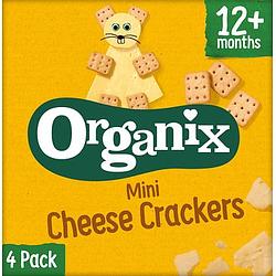 Foto van Organix biologische mini kaas crackers 12+ bij jumbo