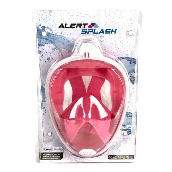 Foto van Alert duikbril masker s/m roze