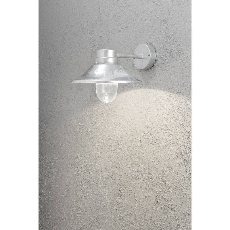 Foto van Konstsmide vega 412-320 led-buitenlamp (wand) energielabel: f (a - g) led led vast ingebouwd 5 w staal