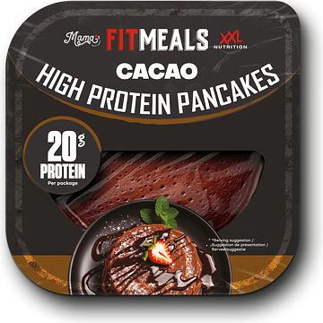 Foto van Fitmeals high protein pancakes cacao 160g bij jumbo