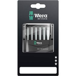 Foto van Wera mini-check tx, 50 mm 05073637001 bitset 6-delig binnen-torx