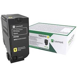 Foto van Lexmark toner geel, 10.000 pagina's - oem: 75b20y0