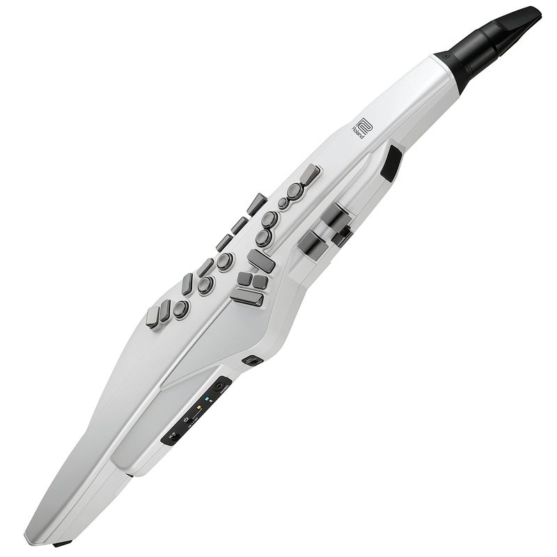 Foto van Roland ae-20w aerophone digitaal blaasinstrument pearl white