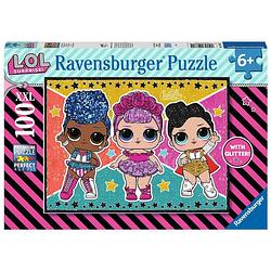 Foto van Ravensburger l.o.l. puzzel 100st glitter