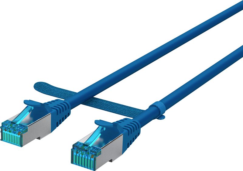 Foto van Bluebuilt netwerkkabel stp cat6 20 meter blauw