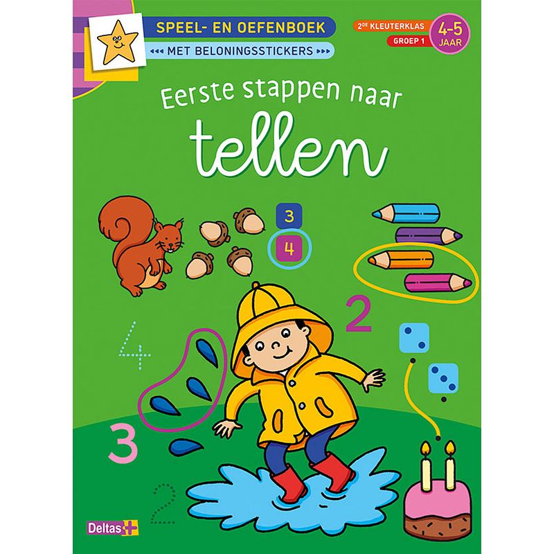 Foto van Deltas speel- en oefenboek eerste stappen naar tellen