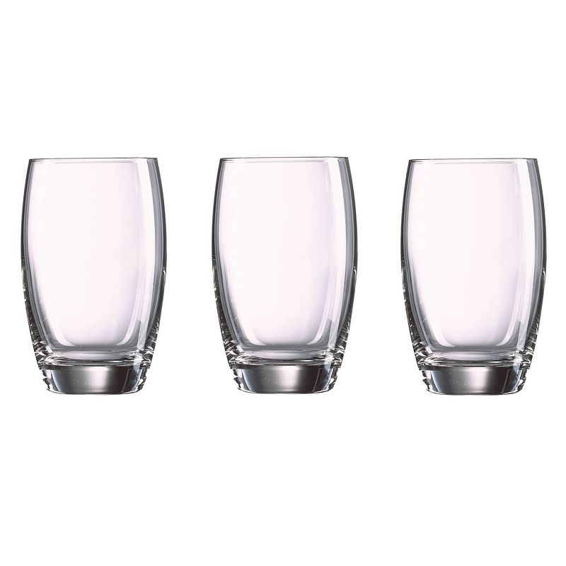 Foto van 6x stuks waterglazen/drinkglazen 350 ml - drinkglazen