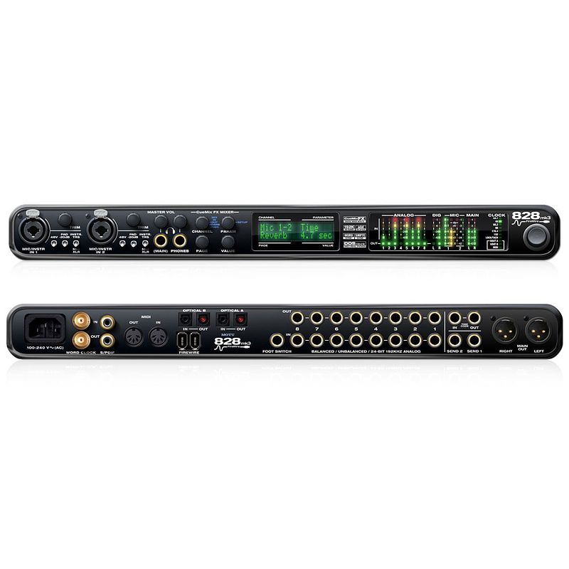 Foto van Motu 828 mk3 hybrid audio interface