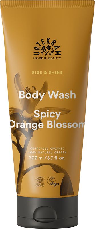 Foto van Urtekram spicy orange blossom body wash