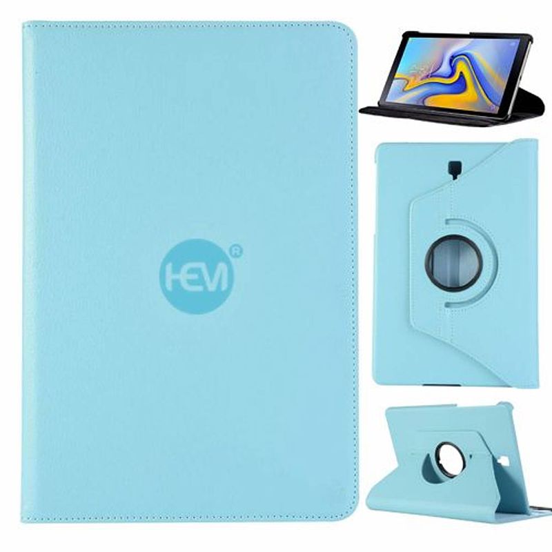 Foto van Samsung galaxy tab a 10.1 (2019) - t510/t515 cover licht blauw - ipad hoes, tablethoes